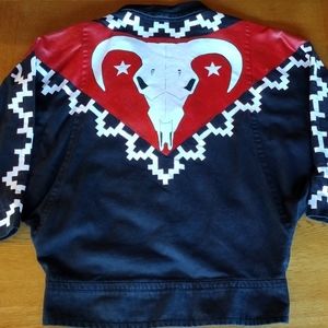 Doris Alexander Blazer Longhorn Jacket Titled Under Prairie Skies One of a Kind